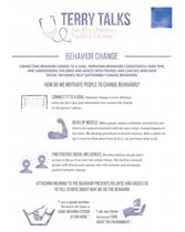 Terry Talks: Behavior Change (Infographic)