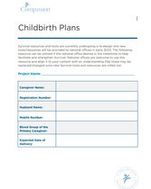Childbirth Plans