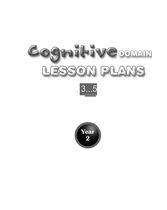 English African Core Curriculum - Cognitive - 3 to 5 - Year 2