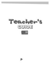 Teacher's Guide - 9 to 11 Years Old