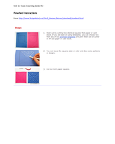 Supplemental Curriculum - Unit 11-Pinwheel Instructions