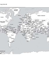 Supplemental Curriculum - Unit 3 - Ages 3 to 5 - World Map