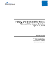 Family and Community Roles - Year 1