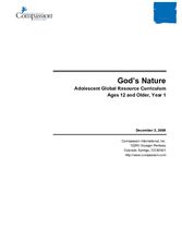 God's Nature - Year 1