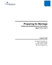 Preparing for Marriage - Year 2