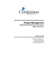 Project Management - Year 1