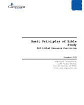 Basic Principles of Bible Study
