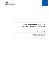 Job Placement Skills