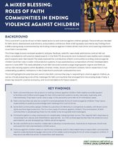 A Mixed Blessing: Roles of Faith Communities in Ending Violence Against Children