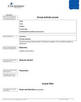 SEC Teaching and Curriculum Aide: Group Activity Lesson Plan Instructions