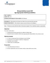 GR27: Age-Appropriate Child Responsibilities