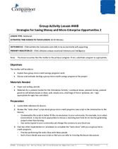 GR44B: Strategies for Saving Money and Micro-Enterprise Opportunities, Part 2