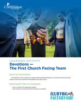 Devotions - The First Church Facing Team