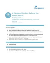 (Y2) Lesson 3: A Damaged Garden - Evil and the Whole Person