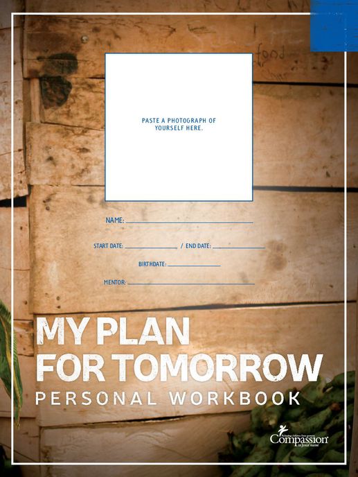 Student Workbook My Plan for Tomorrow ForChildren