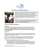 Children-at-Risk Issue Network: Purpose and Call to Action