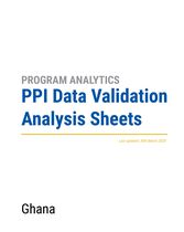 PPI Data Validation Analysis Sheet - Ghana