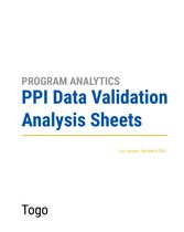 PPI Data Validation Analysis Sheet - Togo