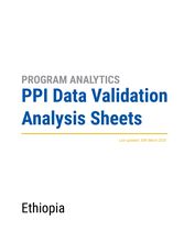 PPI Data Validation Analysis Sheet - Ethiopia