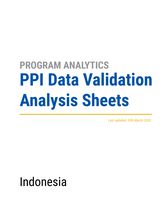 PPI Data Validation Analysis Sheet - Indonesia