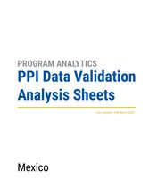 PPI Data Validation Analysis Sheet - Mexico