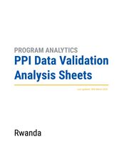 PPI Data Validation Analysis Sheet - Rwanda
