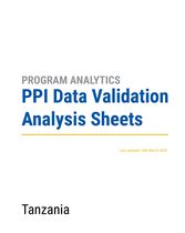 PPI Data Validation Analysis Sheet - Tanzania