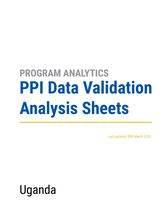 PPI Data Validation Analysis Sheet - Uganda