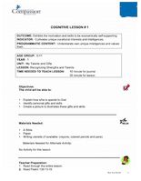 Core Curriculum - Cognitive - 9 to 11 - Year 1