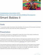 Smart Babies | Temporary Stimulation manual