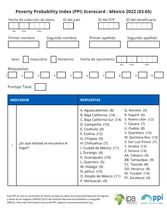 Mexico Compassion PPI Scorecard (Spanish Only)