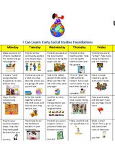 Supplemental Curriculum - Unit 12 - Calendar I Can Learn: Early Social Studies Foundations