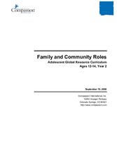 Family and Community Roles - Year 2