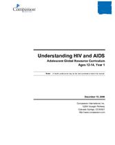 HIV/AIDS - Year 1 (12-14)