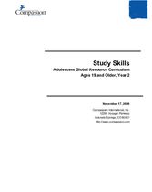Study Skills - Year 2
