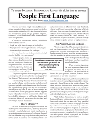 People First Language