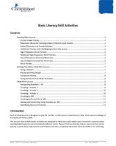 SEC Literacy Activity: Basic Literacy Skill Activities