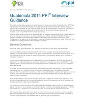 Guatemala PPI Interview Guide (English)