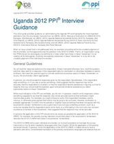 Uganda PPI Interview Guide