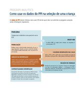 How to Use the PPI in Child Selection (Portuguese)