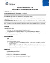 GR37: Identifying and Serving the Special Needs Child