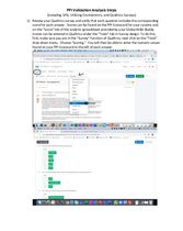 PPI Validation Analysis Steps