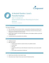(Y1) Lesson 12: A Healed Garden - Love's Transformation