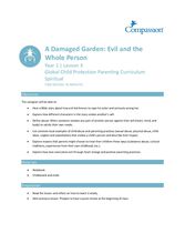 (Y1) Lesson 3: A Damaged Garden - Evil and the Whole Person