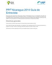 Nicaragua PPI Interview Guide