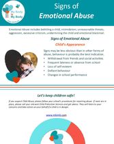 Signs of Abuse