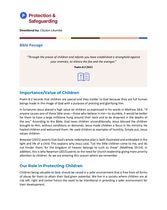 Child Protection Devotion #83