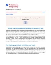 Child Protection Devotion #85